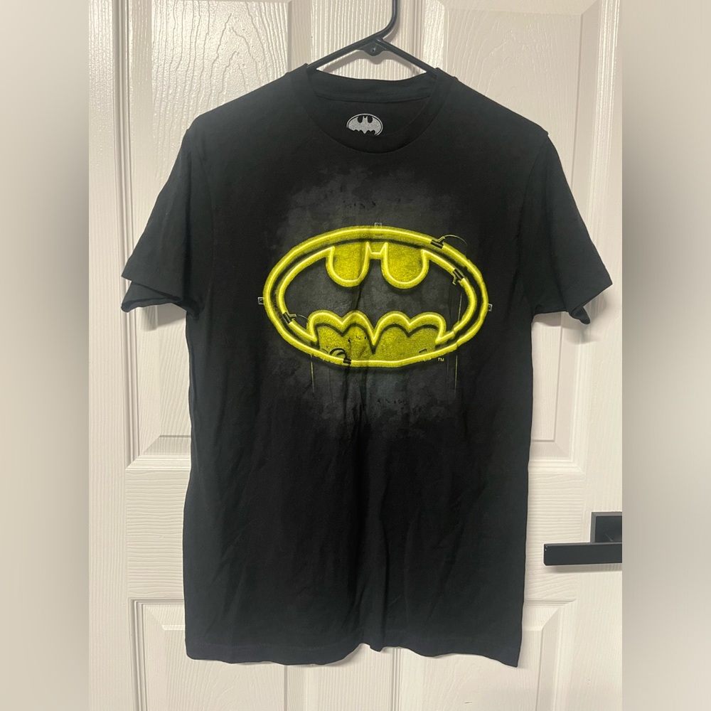 Batman superheroe unisex casual short sleeves T-shirt black medium